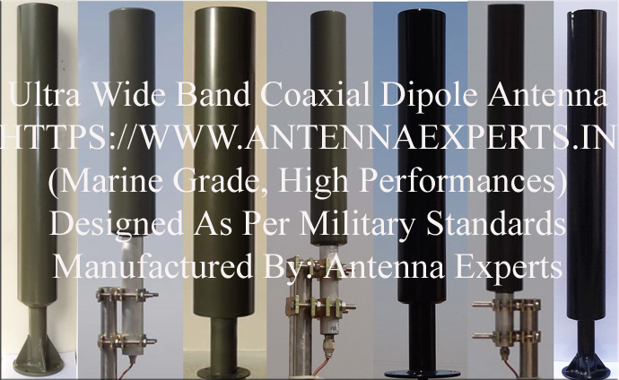 High Gain Coaxial Dipole Antenna VHF UHF High Gain Coaxial Dipole Omni Antenna NATO Mount Omni Antenna