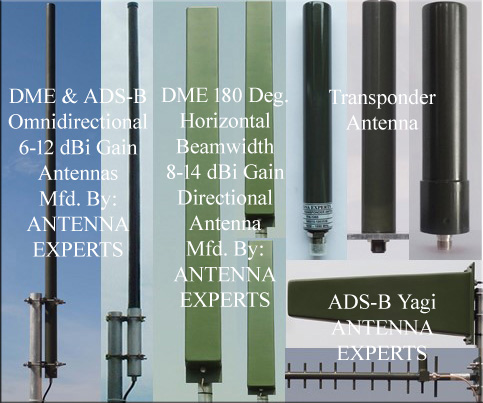 DME Antenna Transponder Antenna DME Omni Antenna DME 180 Degrees Sector Antenna