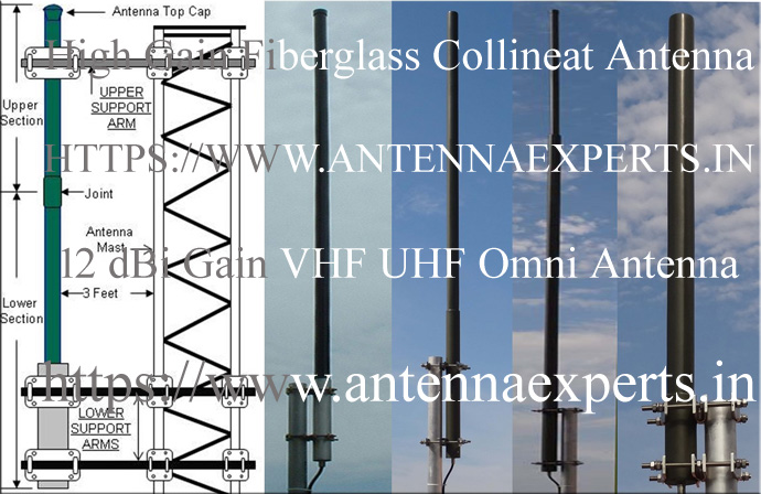 Fiberglass Collinear Antenna High Gain 12dBi Fiberglass Collinear Antenna