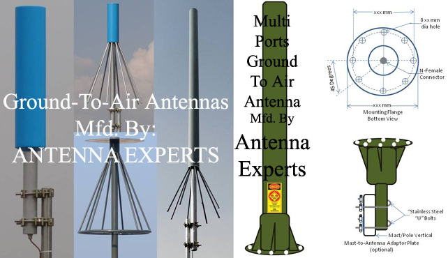 Ground To Air Antenna High Gain ATC Antenna Multi Port Ground To Air Antenna
