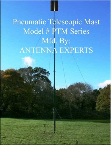 Pneumatic Telescopic Mast Military Pneumatic Telescopic Heavy Duty Antenna Pneumatic Telescopic Mast