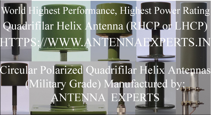 Quadrifilar Helix Antenna QHA Antenna QFH Antenna