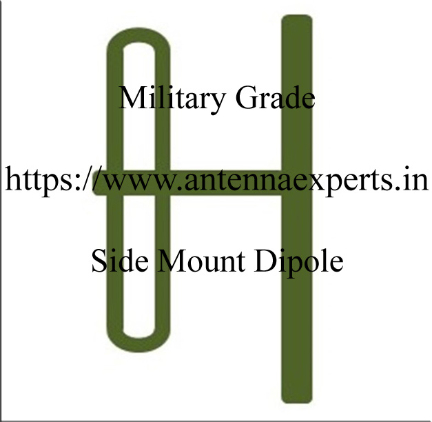 Side Mount Dipole Antenna VHF UHF Military Grade Side Mount Dipole Antenna