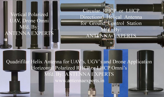 UAV Anti Drone Antenna Anti Drone Ground Station Antenna High Gain Directional Helical Antenna GPS Jammer Antenna